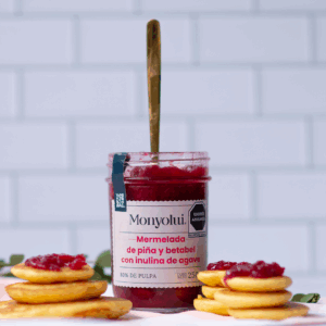 Mermelada de piña con betabel e inulina de agave